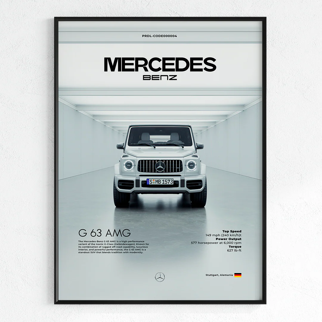 Mercedes G 63 Poster 40x60cm