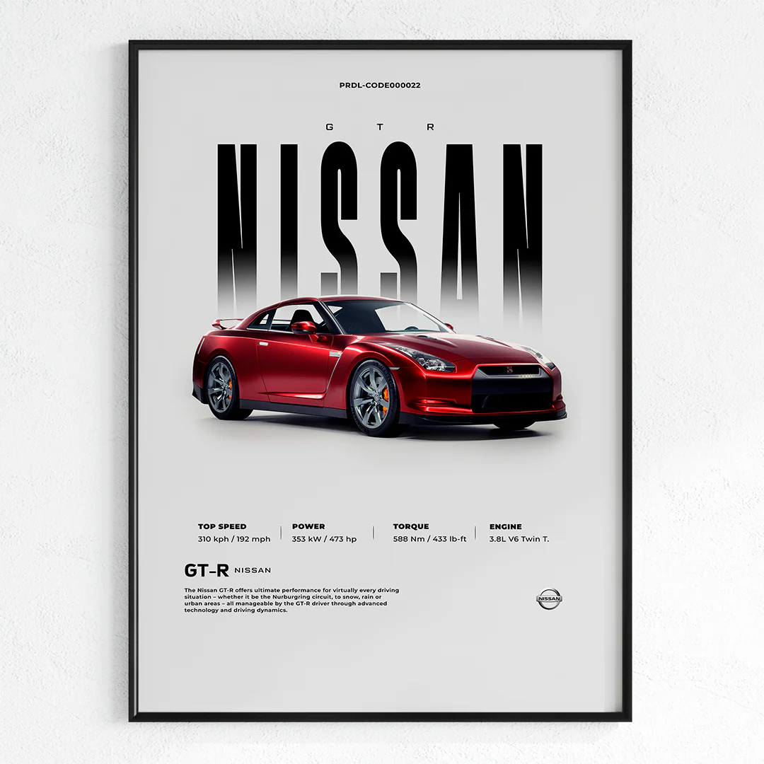 GT-R Poster 40x60cm