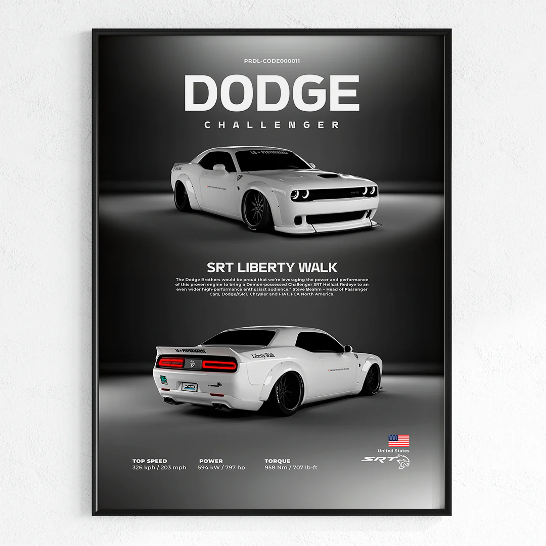 Dodge Poster 40x60cm