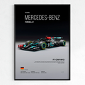 F1 Scuderia W12 Poster 40x60cm