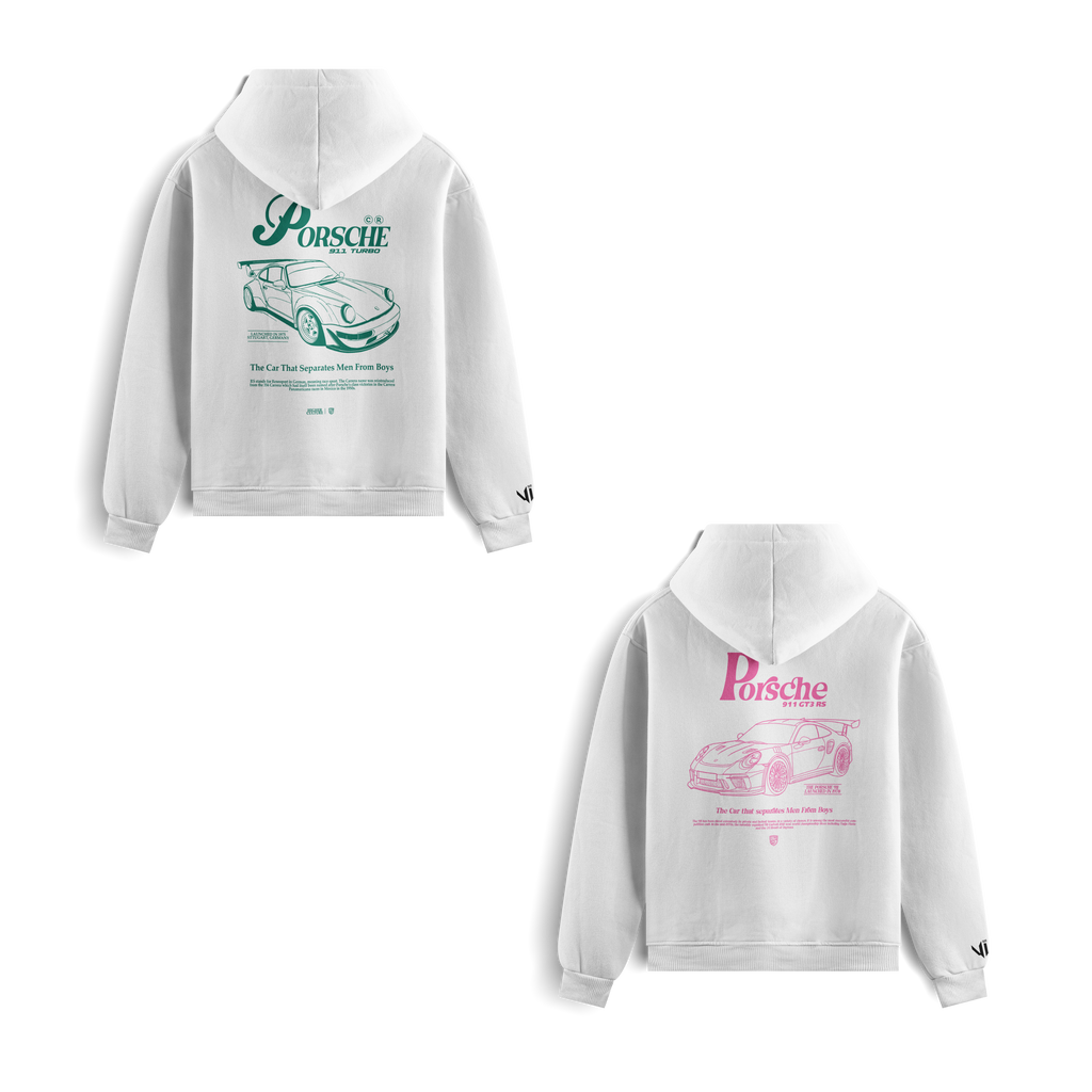 Porsche Green and Porsche Pink Stuttgart Sweatshirt