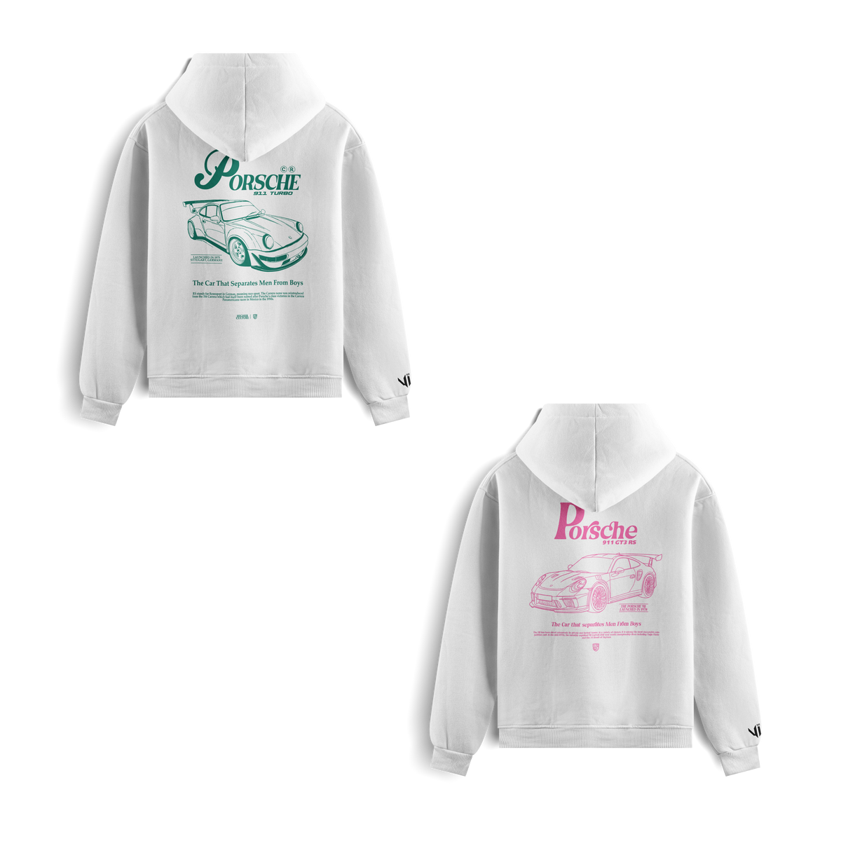 Porsche Green and Porsche Pink Stuttgart Sweatshirt