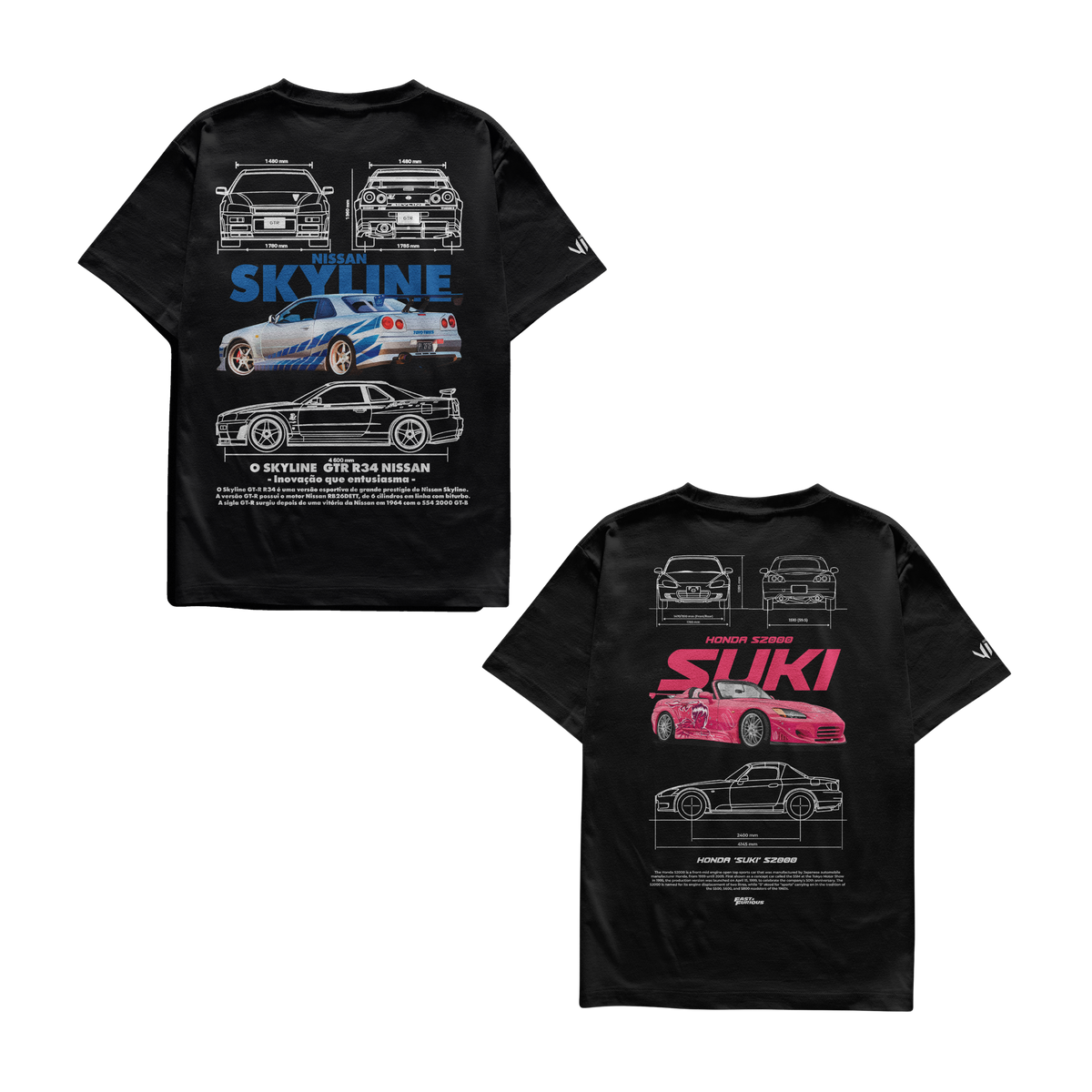 Skyline and Suki S2000 T-Shirts
