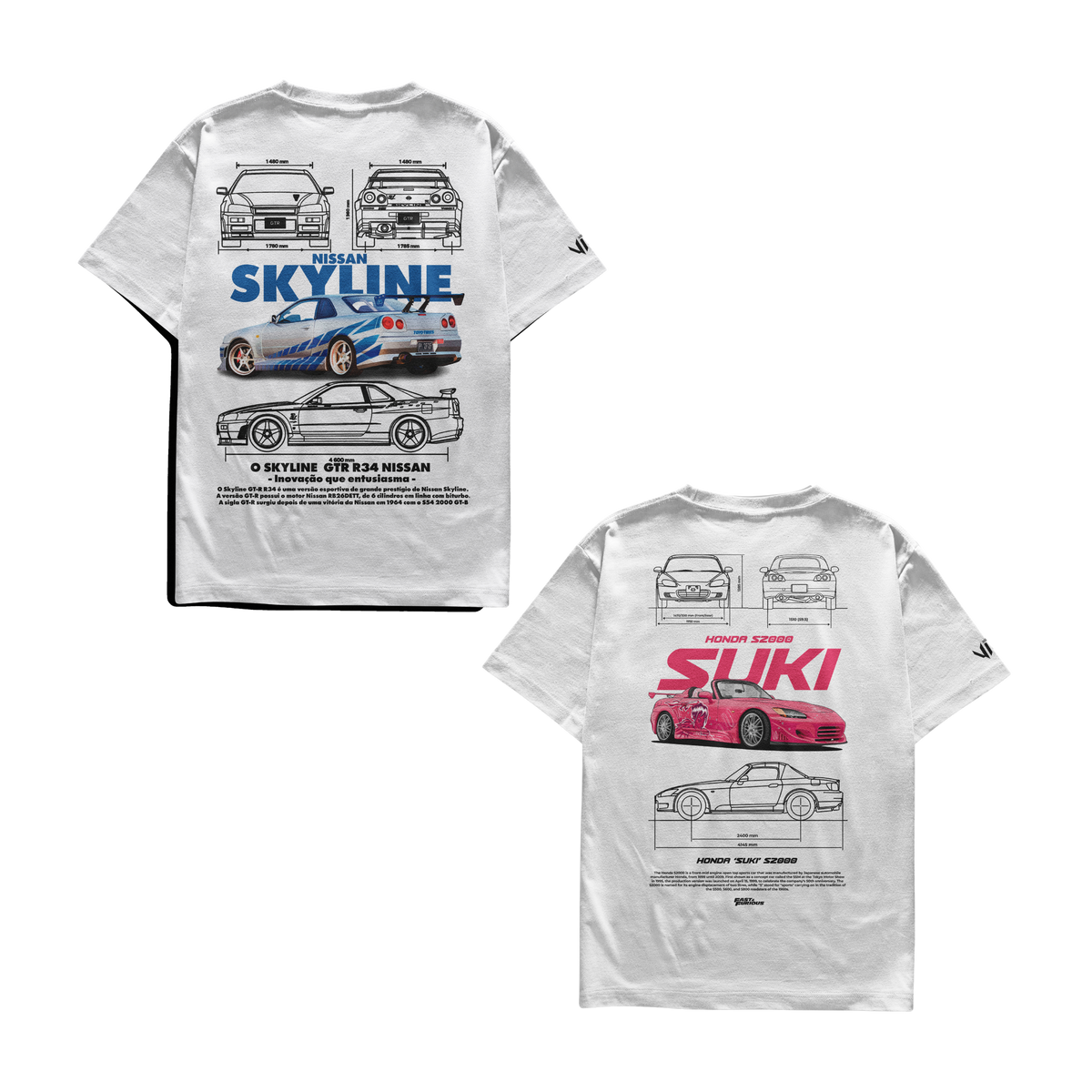 Skyline and Suki S2000 T-Shirts