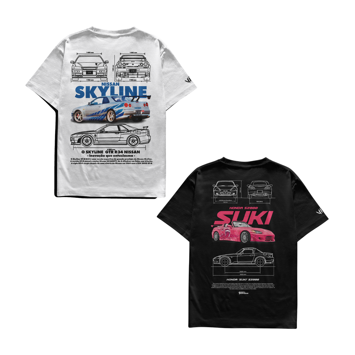 Skyline and Suki S2000 T-Shirts