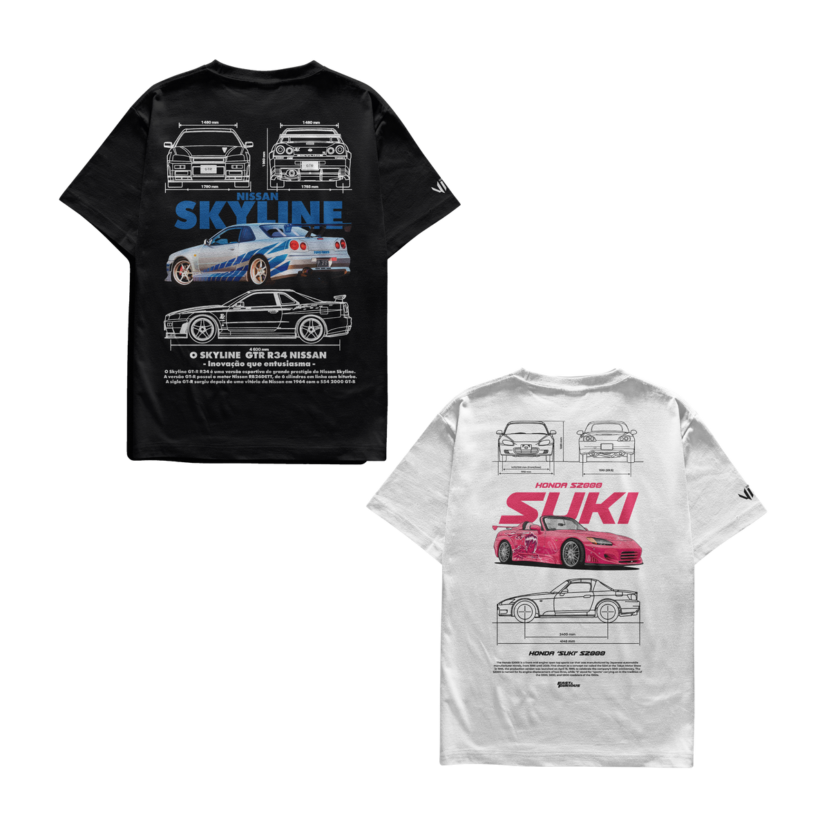 Skyline and Suki S2000 T-Shirts