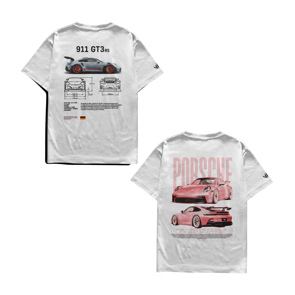 Porsche Club and Pink Porsche T-Shirts