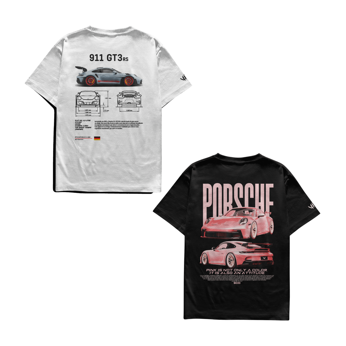 Porsche Club and Pink Porsche T-Shirts