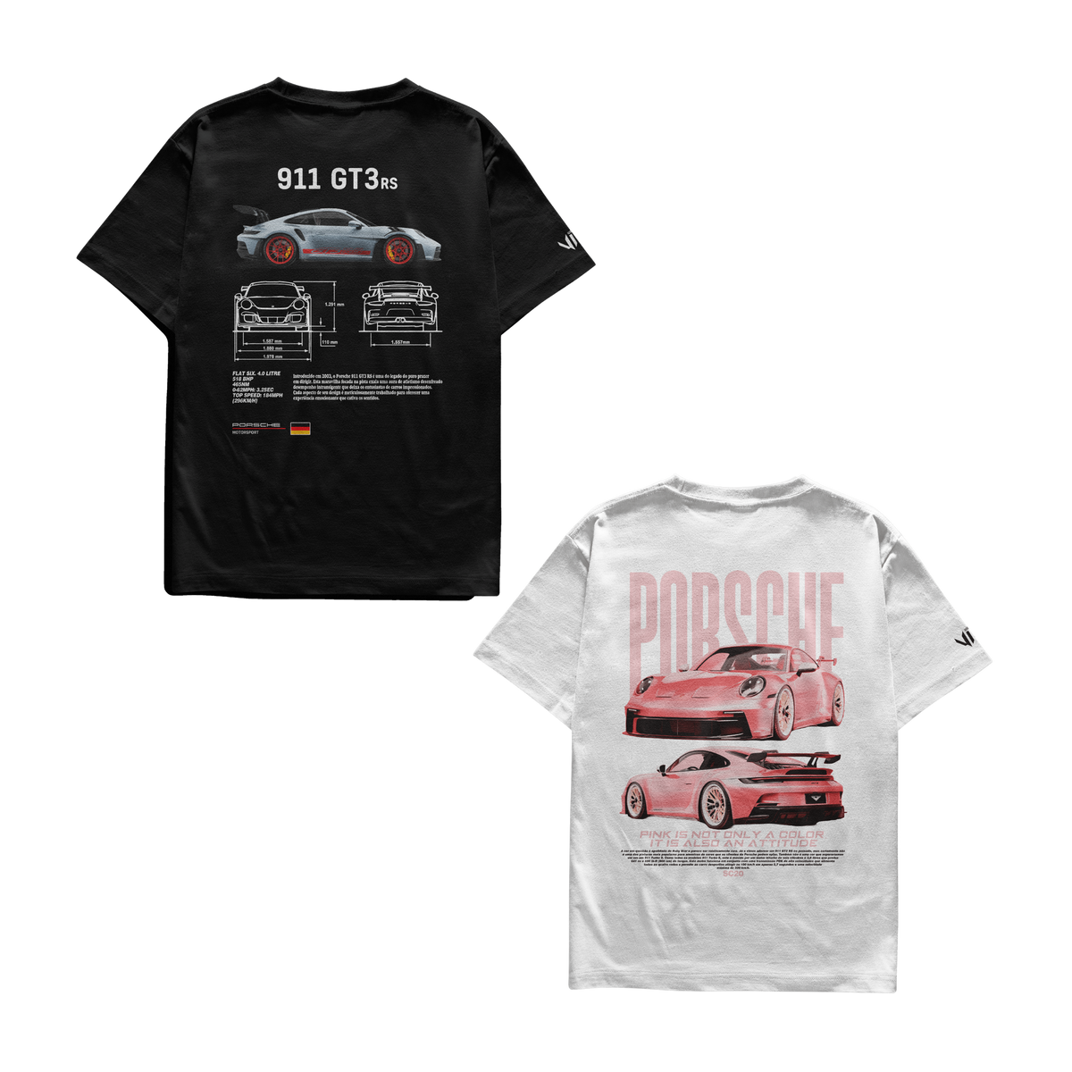Porsche Club and Pink Porsche T-Shirts