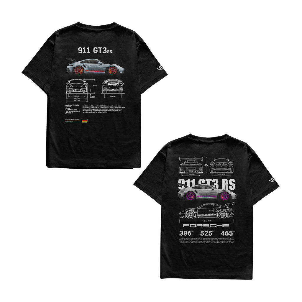 Porsche Club and Porsche GT3 RS Pink T-shirts