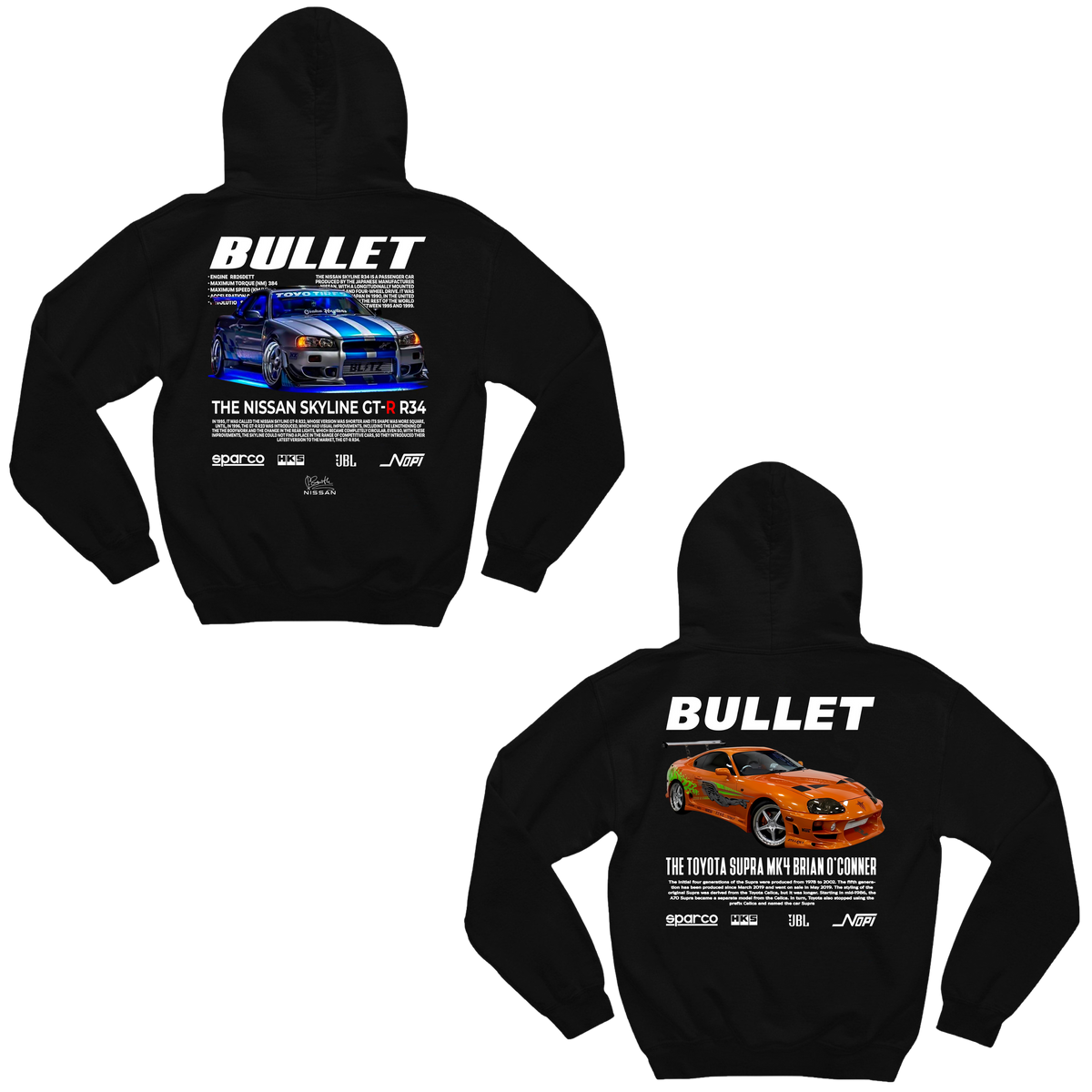 Bullet Skyline and Bullet Supra Sweatshirt