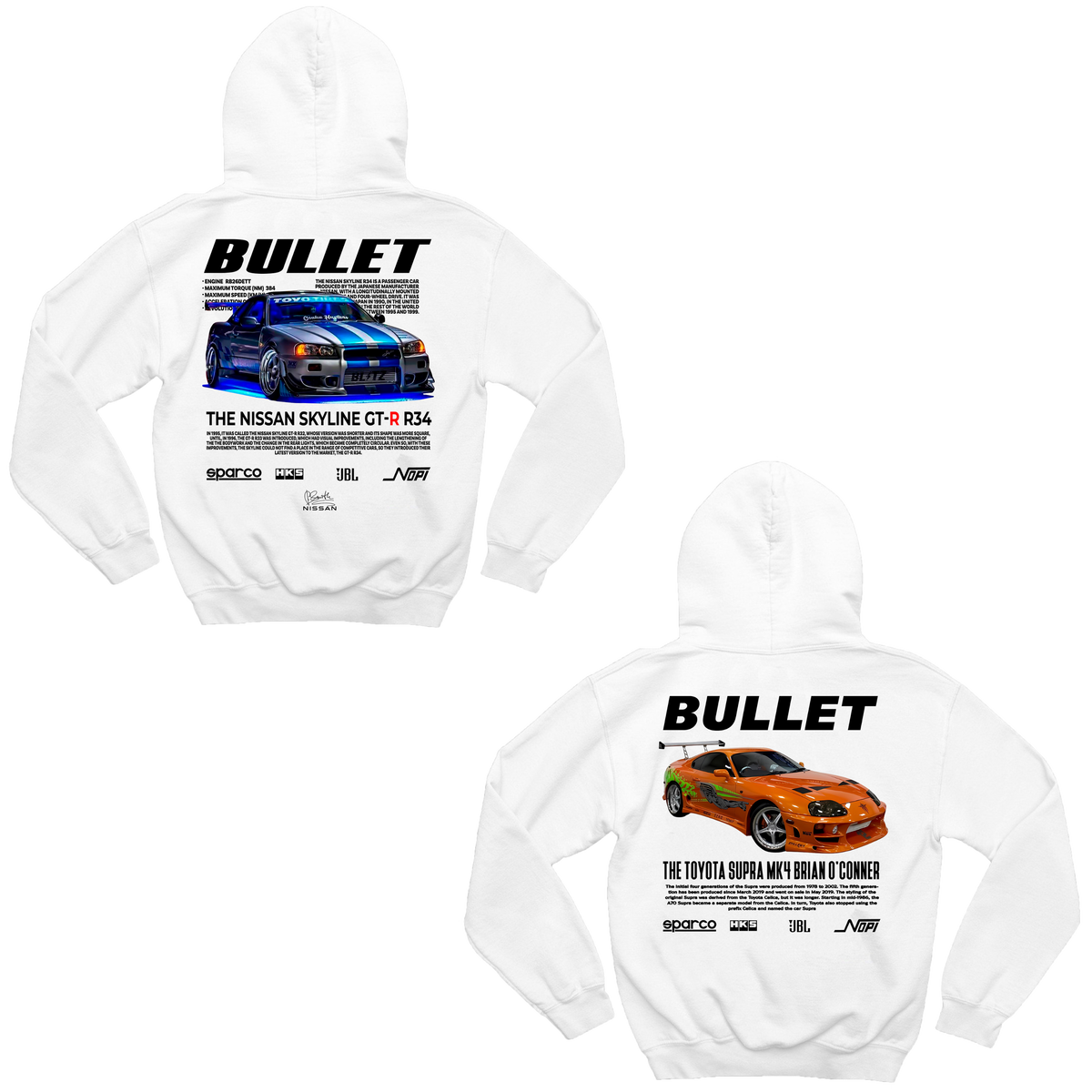 Bullet Skyline and Bullet Supra Sweatshirt