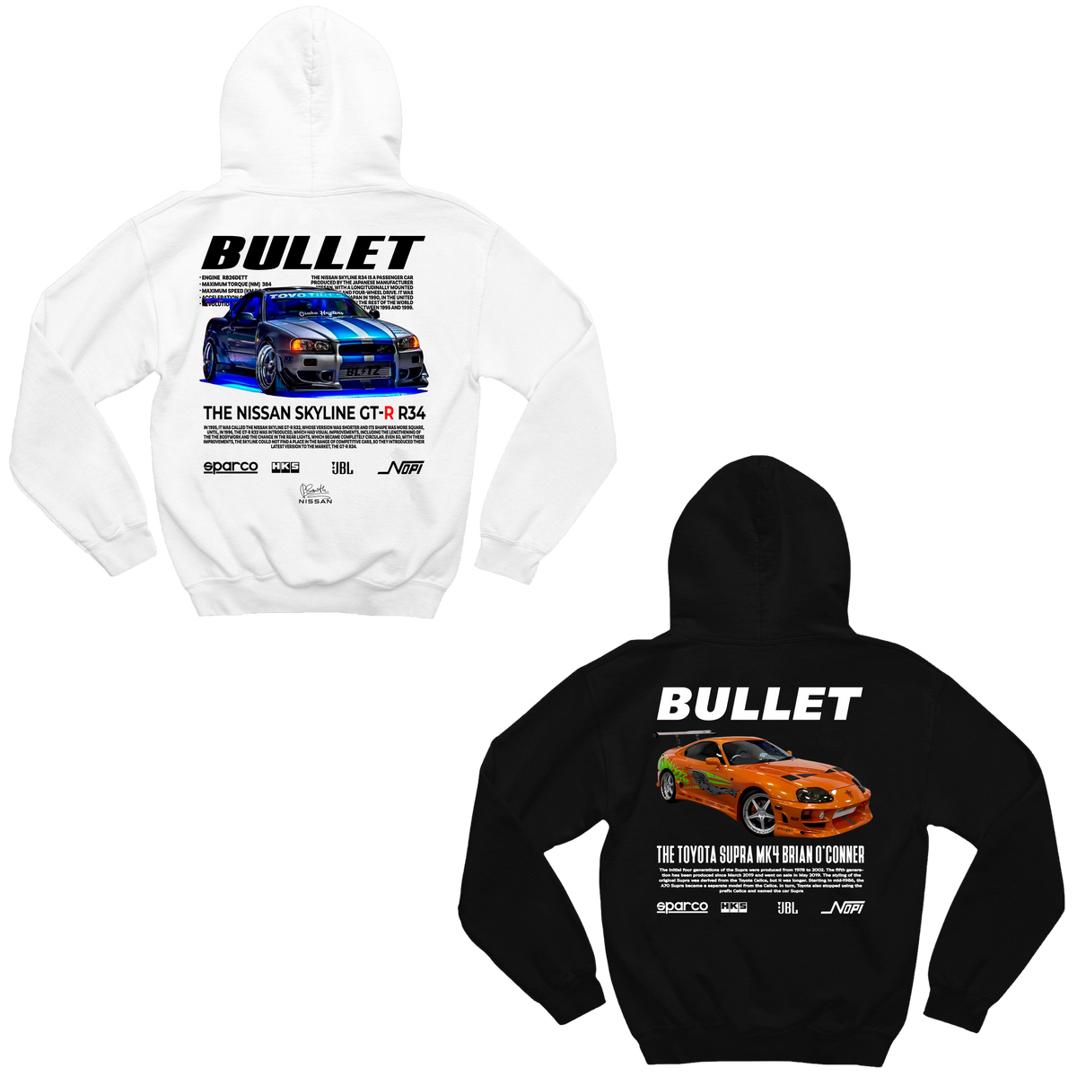 Bullet Skyline and Bullet Supra Sweatshirt