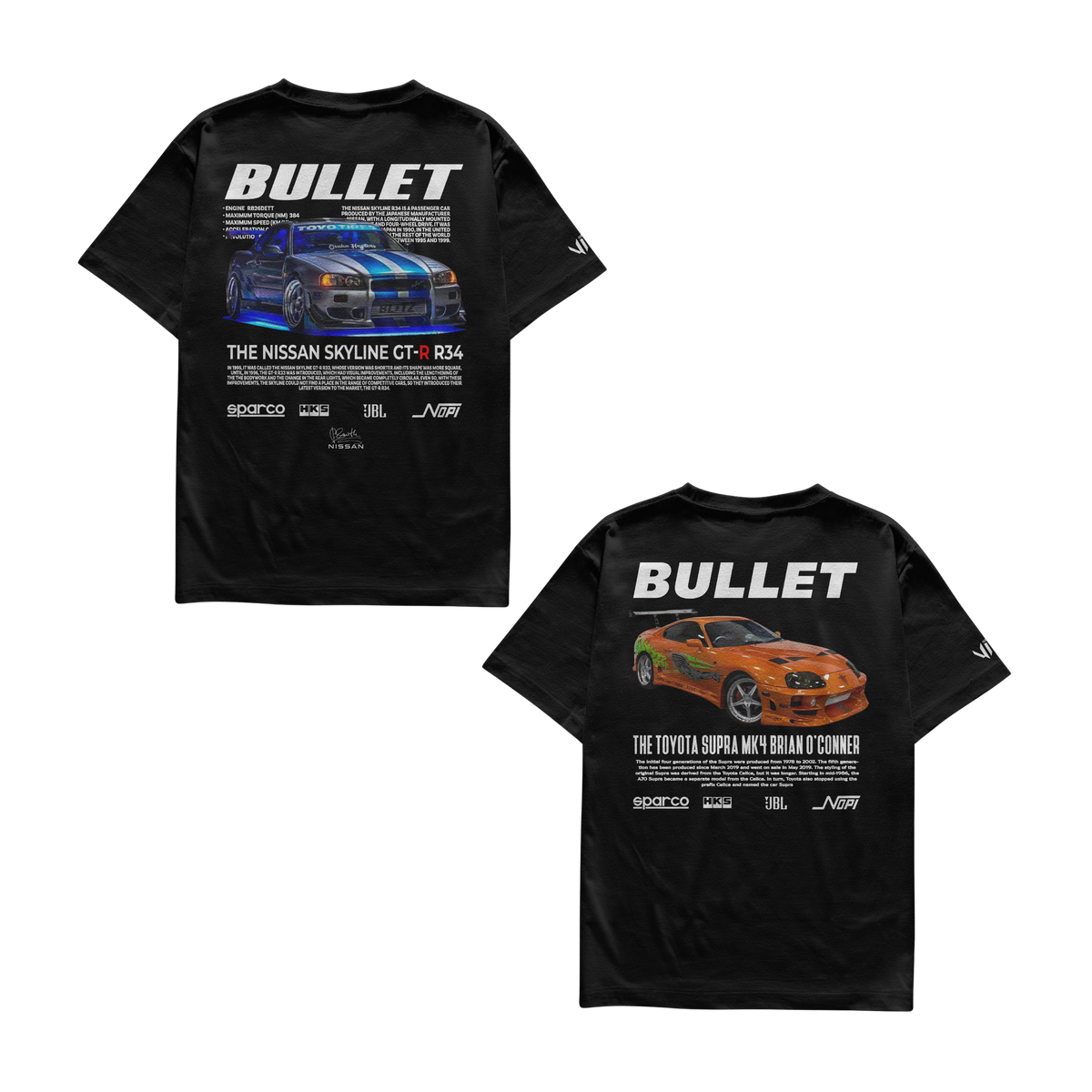 Bullet and Bullet Supra T-Shirts