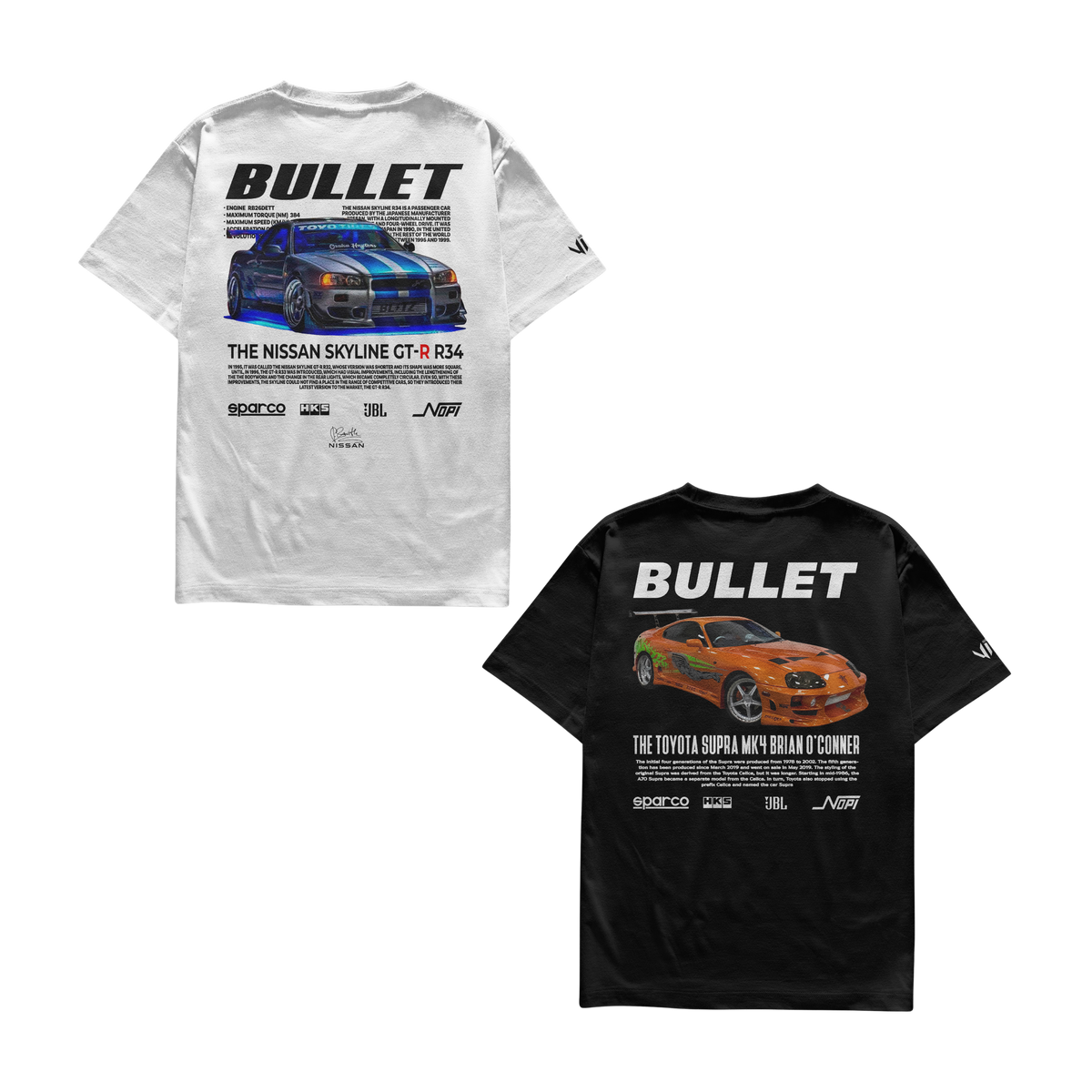 Bullet and Bullet Supra T-Shirts