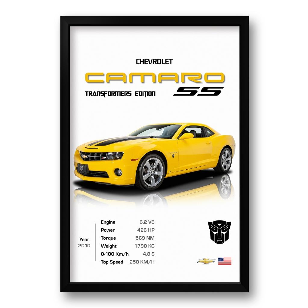Camaro SS Poster 40x60cm