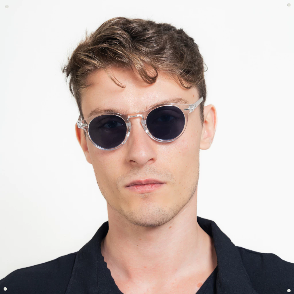 Riviera White Sunglasses